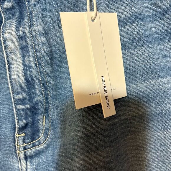 KanCan Women's Size 22 High-Rise Distressed Skinny‎ Jeans Blue Denim - Picture 3 of 10